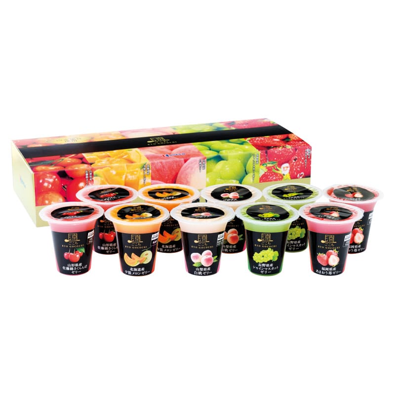 涼ごこち詰合せ10個入 ／ゼリー 洋菓子 スイーツ・お菓子 食品 ギフト プレゼント プチギフト 祝い お年賀 御年賀 2026 送料無料 人気 年始挨拶 バレンタイン チョコ 以外 子供 友達