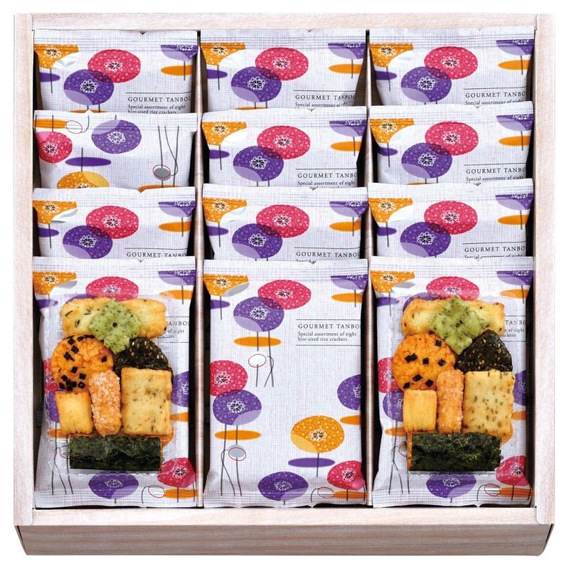 えくぼ屋 ぐるめ探訪 (包装済) ／あられ・おかき せんべい・米菓 スイーツ・お菓子 食品 ギフト プレゼント プチギフト 祝い お年賀 御年賀 2026 送料無料 人気 年始挨拶 バレンタイン チョコ 以外 子供 友達