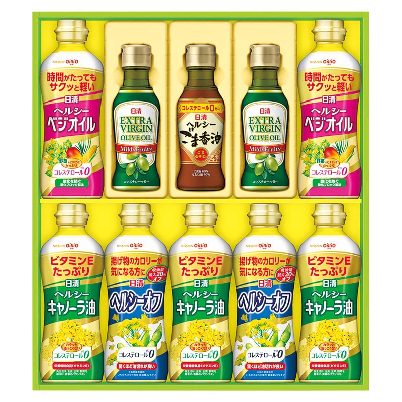 日清オイリオ バラエティオイルギフト /セット・詰め合わせ 油 調味料 食品 ギフト プレゼント プチギフト 祝い お年賀 御年賀 2026 送料無料 人気 年始挨拶 バレンタイン チョコ 以外 子供 友達