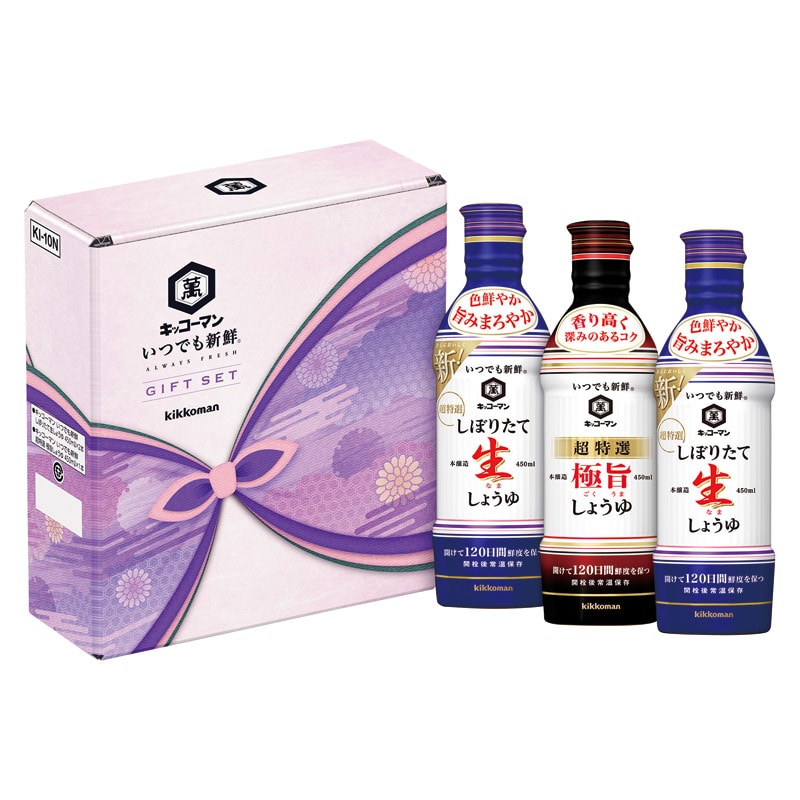 キッコーマン いつでも新鮮ギフトセット  ／セット・詰め合わせ 調味料 食品 ギフト プレゼント プチギフト 祝い お年賀 御年賀 2026 送料無料 人気 年始挨拶 バレンタイン チョコ 以外 子供 友達