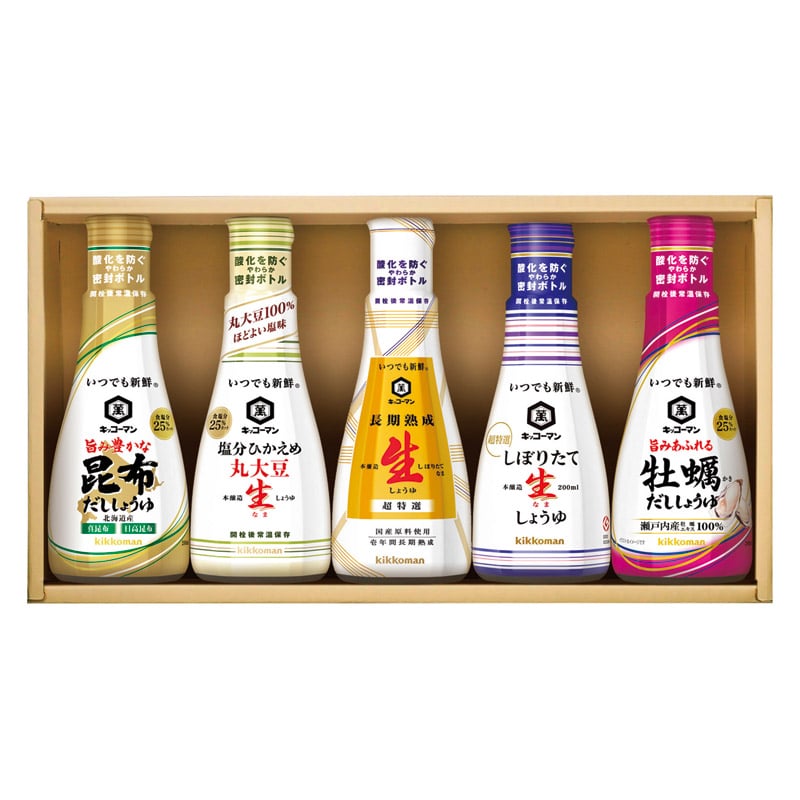 キッコーマン いつでも新鮮ギフトセット  ／セット・詰め合わせ 調味料 食品 ギフト プレゼント プチギフト 祝い お年賀 御年賀 2026 送料無料 人気 年始挨拶 バレンタイン チョコ 以外 子供 友達