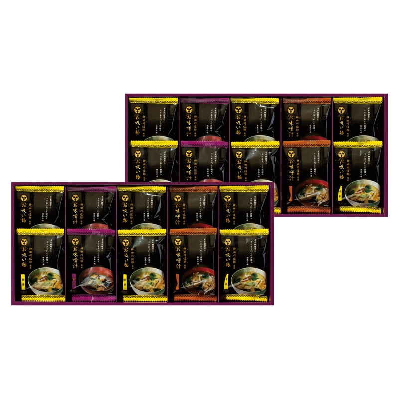 神田川俊郎監修 味和心 お味噌汁ギフト[雅]  ／みそ汁 和風惣菜 惣菜・レトルト 食品 ギフト プレゼント プチギフト 祝い お年賀 御年賀 2026 送料無料 人気 年始挨拶 バレンタイン チョコ 以外 子供 友達