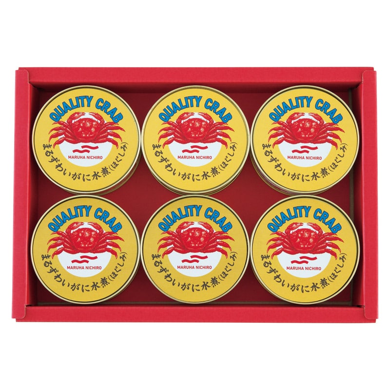 マルハニチロ まるずわいがに缶詰詰合せ ／カニ 魚介類・水産加工品 食品 ギフト プレゼント プチギフト 祝い お年賀 御年賀 2026 送料無料 人気 年始挨拶 バレンタイン チョコ 以外 子供 友達