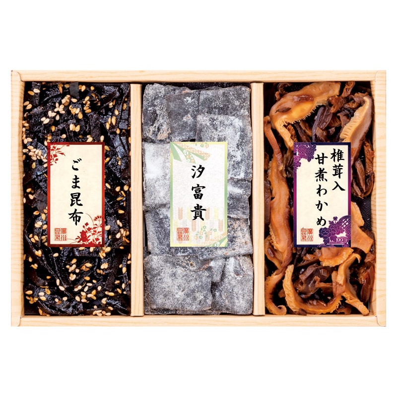 廣川昆布 万味豊秀 3品佃煮詰合せ /佃煮 和風惣菜 惣菜・レトルト 食品 ギフト プレゼント プチギフト 祝い お年賀 御年賀 2026 送料無料 人気 年始挨拶 バレンタイン チョコ 以外 子供 友達