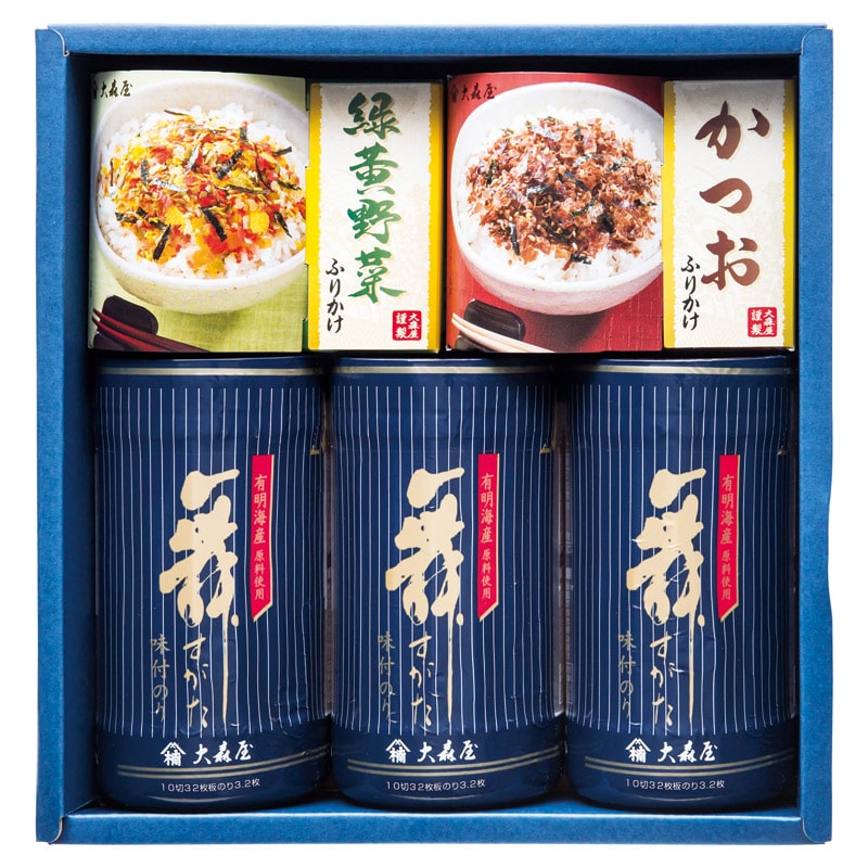 大森屋 バラエティギフト /セット・詰め合わせ 海苔 乾物 食品 ギフト プレゼント プチギフト 祝い お年賀 御年賀 2026 送料無料 人気 年始挨拶 バレンタイン チョコ 以外 子供 友達