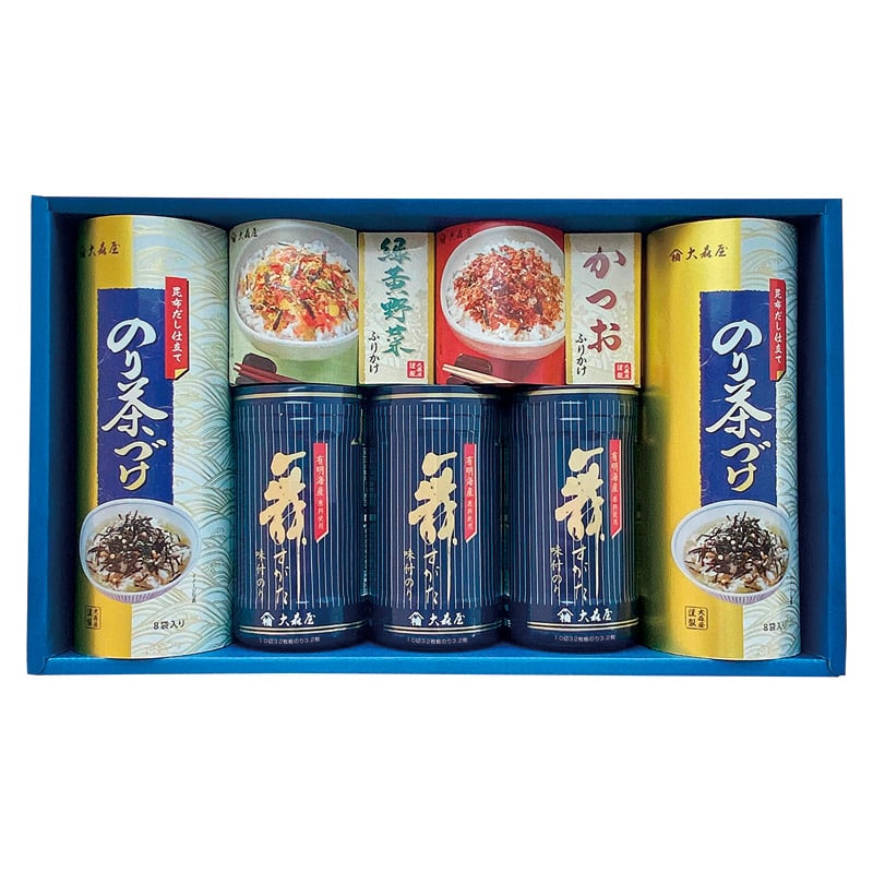 大森屋 バラエティギフト /セット・詰め合わせ 海苔 乾物 食品 ギフト プレゼント プチギフト 祝い お年賀 御年賀 2026 送料無料 人気 年始挨拶 バレンタイン チョコ 以外 子供 友達