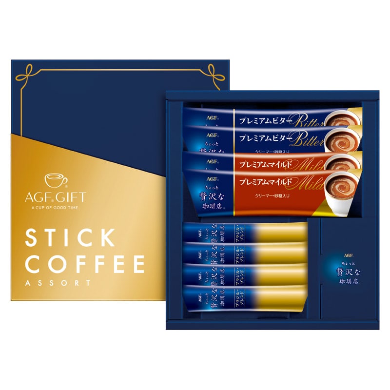 AGF スティックコーヒーギフト ／インスタントコーヒー コーヒー 水・ソフトドリンク 飲料 ギフト プレゼント プチギフト 祝い お年賀 御年賀 2026 送料無料 人気 年始挨拶 バレンタイン プレゼント