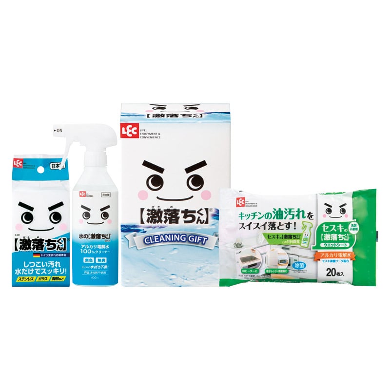 レック 激落ちくんセット  ／洗濯用洗剤 洗剤・柔軟剤・クリーナー 日用消耗品 日用品・ヘルスケア ギフト プレゼント プチギフト 祝い お年賀 御年賀 2026 送料無料 人気 年始挨拶 バレンタイン プレゼント