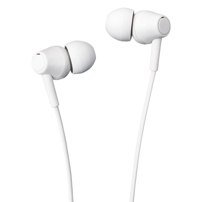 オーディオテクニカ サスティナブル素材 マイク付きイヤホン ホワイト ／ヘッドホン・イヤホン オーディオ TV・オーディオ・カメラ ギフト プレゼント プチギフト 祝い お年賀 2026 バレンタイン プレゼント