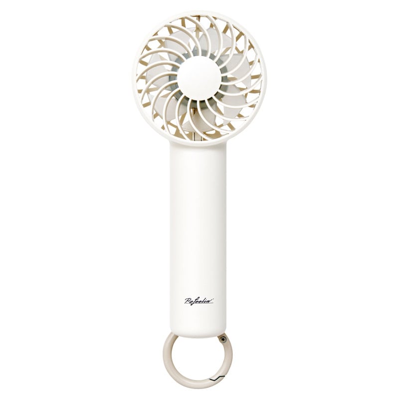 リフィーリン コンパクトハンディファン カラビナ付 ／扇風機 扇風機・サーキュレーター 季節・空調家電 家電 ギフト プレゼント プチギフト 祝い お年賀 2026 バレンタイン プレゼント