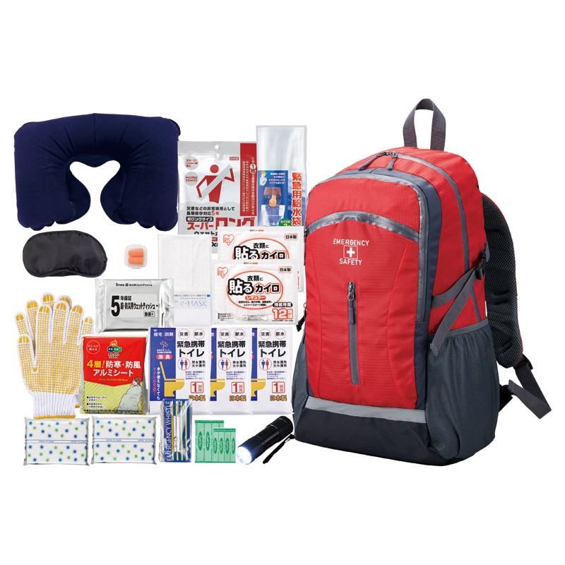 防災リュック避難セット ／防災セット・非常用持ちだし袋 防災関連グッズ 日用品・ヘルスケア ギフト プレゼント プチギフト 祝い お年賀 御年賀 2026 送料無料 人気 年始挨拶 バレンタイン チョコ 以外 子供 友達