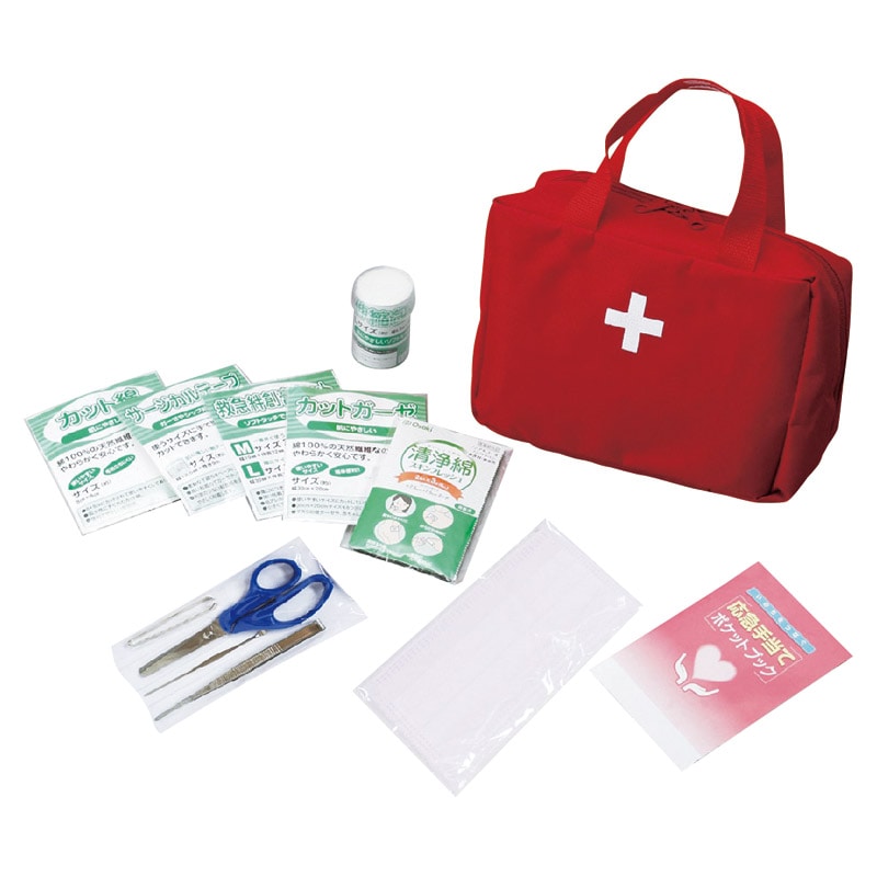救急バッグセット13点 ／防災セット・非常用持ちだし袋 防災関連グッズ 日用品・ヘルスケア ギフト プレゼント プチギフト 祝い お年賀 御年賀 2026 送料無料 人気 年始挨拶 バレンタイン チョコ 以外 子供 友達