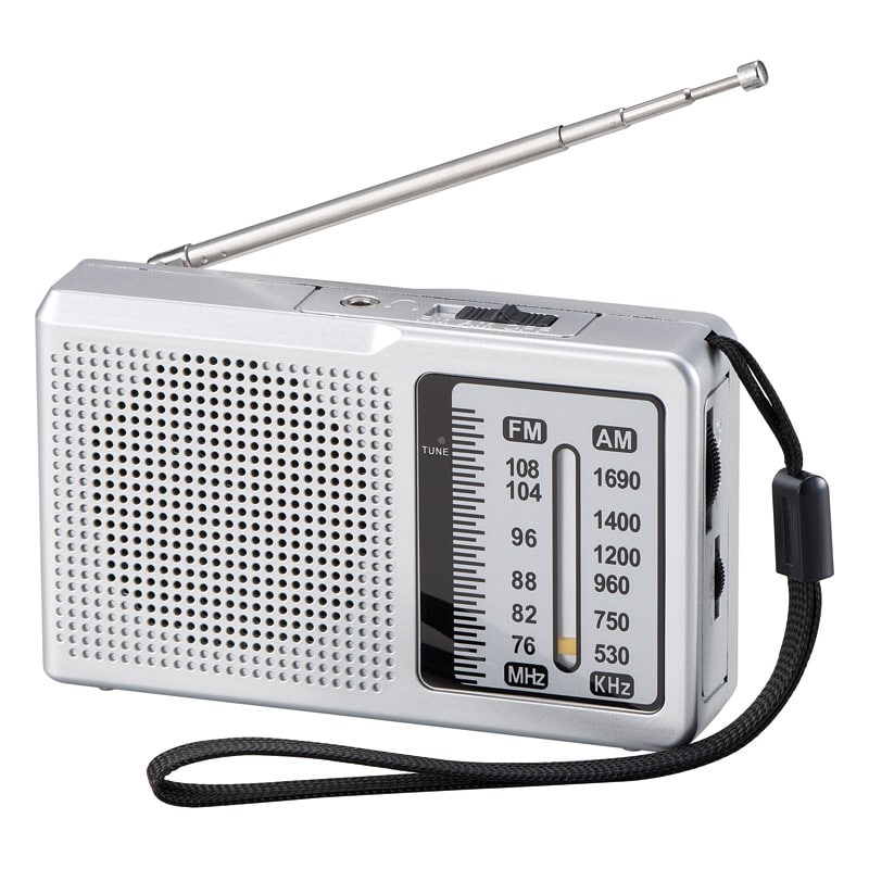 AM/FMポータブルラジオ ／ラジオ オーディオ TV・オーディオ・カメラ ギフト プレゼント プチギフト 祝い お年賀 御年賀 2026 送料無料 人気 年始挨拶 バレンタイン チョコ 以外 子供 友達