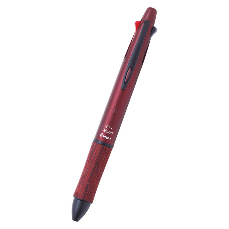 パイロット 4+1ウッド ボルドー /ボールペン 筆記具 文房具・事務用品 日用品・ヘルスケア ギフト プレゼント プチギフト 祝い お年賀 御年賀 2026 送料無料 人気 年始挨拶 バレンタイン プレゼント