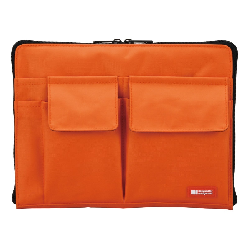 LIHIT LAB. バッグインバッグ A5 橙 ／バッグオーガナイザー・バッグインバッグ バッグ用アクセサリー バッグ・小物・雑貨 ファッション ギフト プレゼント プチギフト 祝い お年賀 2026 バレンタイン プレゼント