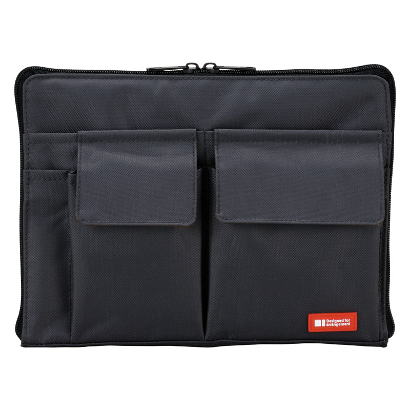 LIHIT LAB. バッグインバッグ A5 黒 ／バッグオーガナイザー・バッグインバッグ バッグ用アクセサリー バッグ・小物・雑貨 ファッション ギフト プレゼント プチギフト 祝い お年賀 2026 バレンタイン プレゼント