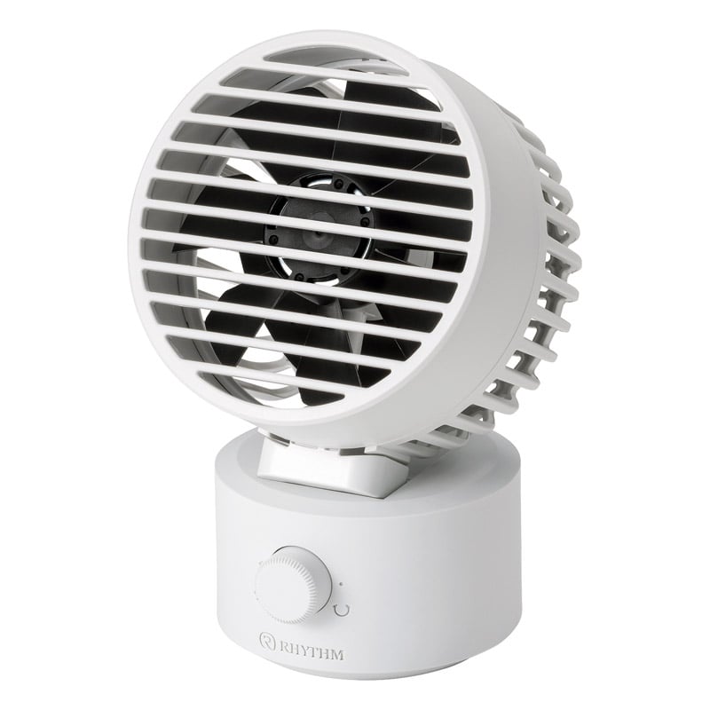 RHYTHM USBミニファン ライトグレー ／扇風機・サーキュレーター 季節・空調家電 家電 ギフト プレゼント プチギフト 祝い お年賀 御年賀 2026 送料無料 人気 年始挨拶 バレンタイン プレゼント