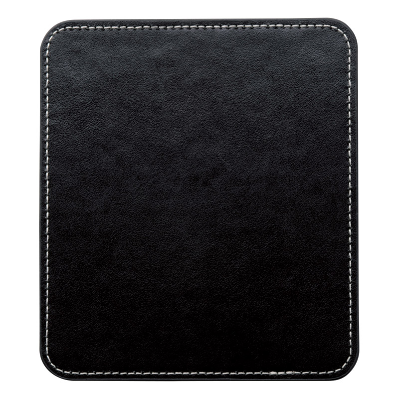 レザーマウスパッド(スクエア) リアルブラック ／デジタルメモ 電卓・デジタル文具 家電 ギフト プレゼント プチギフト 祝い お年賀 御年賀 2026 送料無料 人気 年始挨拶 バレンタイン チョコ 以外 子供 友達