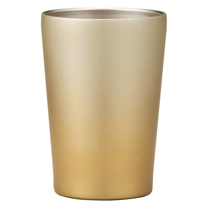 Re:ステンレスタンブラー(アースグラデーション) サンライズゴールド ／タンブラー 食器 キッチン用品 ギフト プレゼント プチギフト 祝い お年賀 御年賀 2026 送料無料 人気 年始挨拶 バレンタイン プレゼント