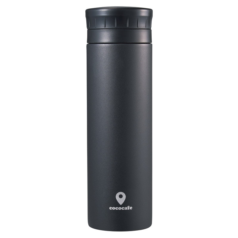 ココカフェ パウダーコート 真空二重マグ500ml チャコール /水筒 キッチン用品 ギフト プレゼント プチギフト 祝い お年賀 御年賀 2026 送料無料 人気 年始挨拶 バレンタイン チョコ 以外 子供 友達