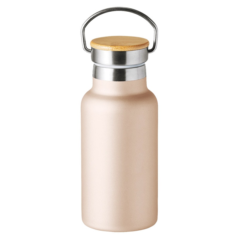 ウッドキャップ・ステンレスボトル350ml シャンパンゴールド /水筒 キッチン用品 ギフト プレゼント プチギフト 祝い お年賀 御年賀 2026 送料無料 人気 年始挨拶 バレンタイン チョコ 以外 子供 友達