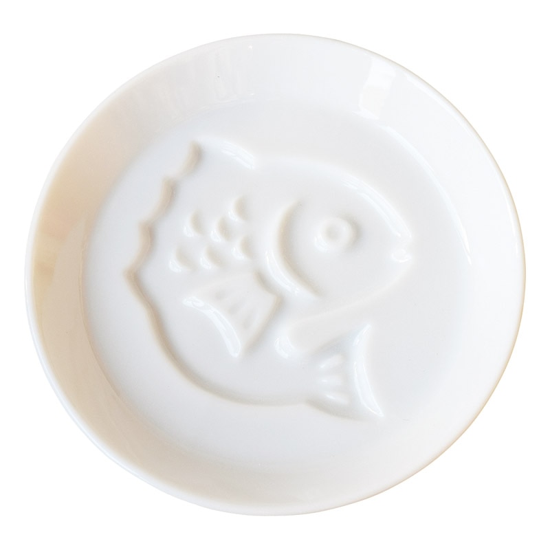 国産シルエットしょうゆ皿1P 鯛 ／皿・プレート 食器 キッチン用品 ギフト プレゼント プチギフト 祝い お年賀 御年賀 2026 送料無料 人気 年始挨拶 バレンタイン チョコ 以外 子供 友達