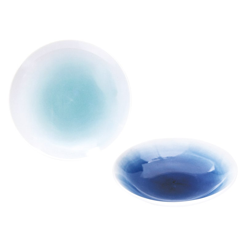 そらとうみ 小皿ペア ／皿・プレート 食器 キッチン用品 ギフト プレゼント プチギフト 祝い お年賀 御年賀 2026 送料無料 人気 年始挨拶 バレンタイン チョコ 以外 子供 友達