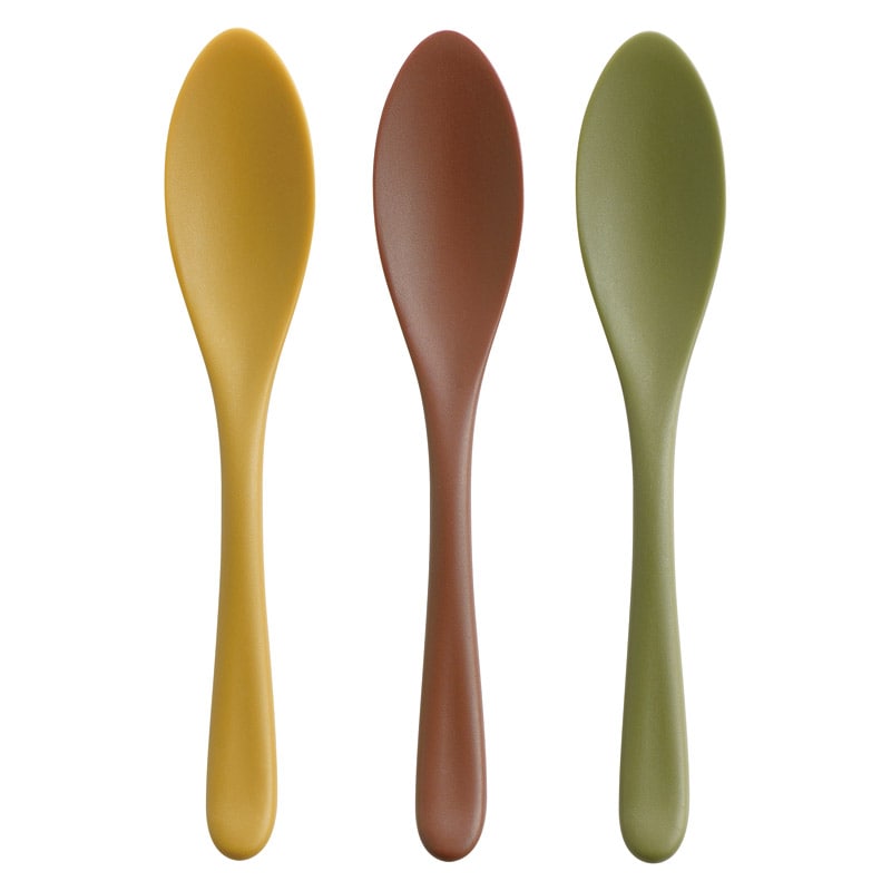なめらかカレースプーン3本セット ／スプーン 自助食器・カトラリー 介護用品 日用品・ヘルスケア ギフト プレゼント プチギフト 祝い お年賀 御年賀 2026 送料無料 人気 年始挨拶 バレンタイン プレゼント