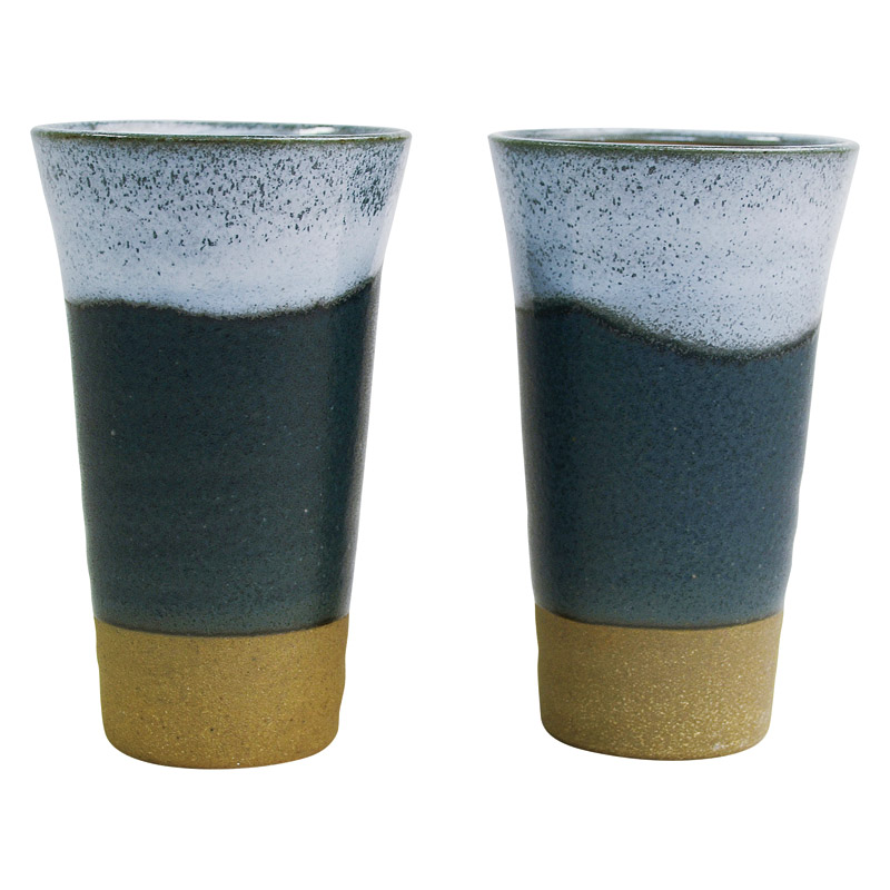 白波一味ビールカップペアセット ／グラス 食器 キッチン用品 ギフト プレゼント プチギフト 祝い お年賀 御年賀 2026 送料無料 人気 年始挨拶 バレンタイン チョコ 以外 子供 友達