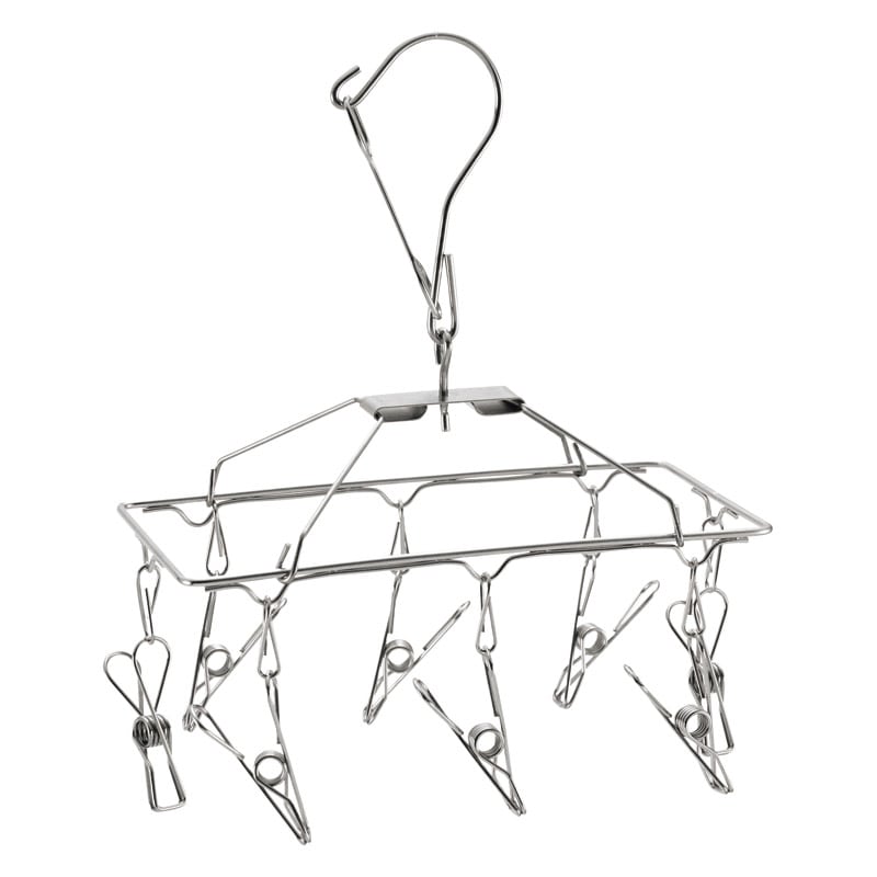 ちょい干し ステンレスピンチハンガー(8ピンチ) ／物干しハンガー 洗濯用品 日用品・ヘルスケア ギフト プレゼント プチギフト 祝い お年賀 御年賀 2026 送料無料 人気 年始挨拶 バレンタイン プレゼント