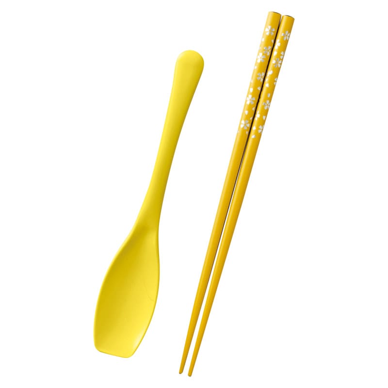 若狭塗 箸&ごはんスプーンセット 銀桜 ／カトラリーセット 箸・カトラリー キッチン用品 ギフト プレゼント プチギフト 祝い お年賀 御年賀 2026 送料無料 人気 年始挨拶 バレンタイン チョコ 以外 子供 友達