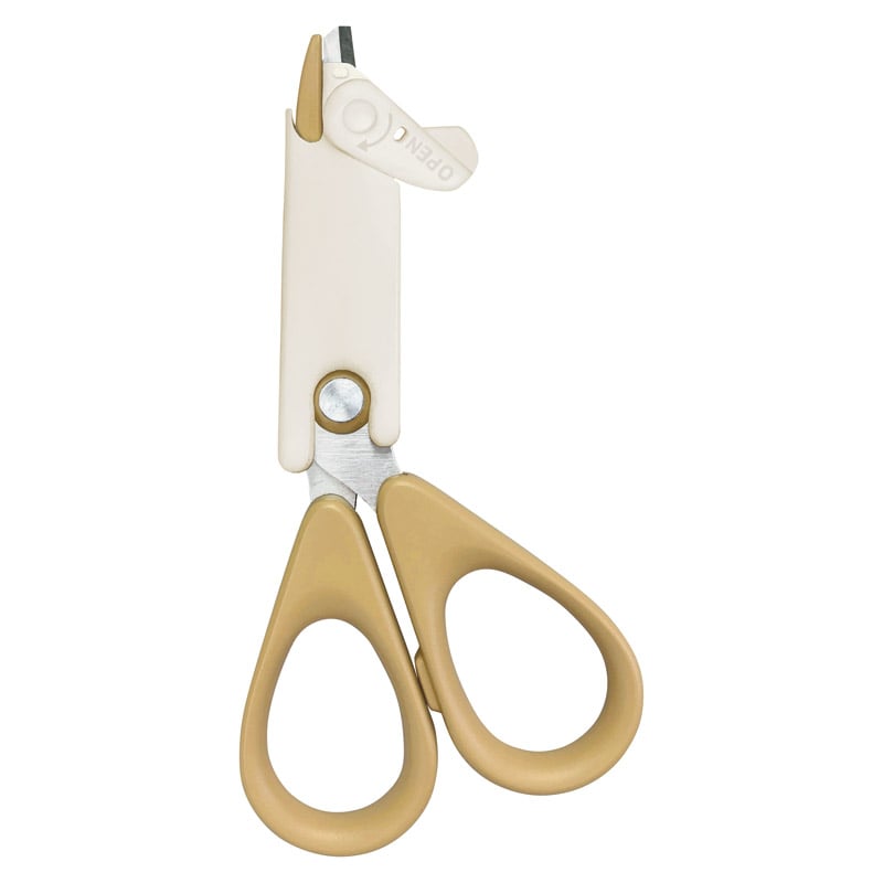 V.ROAD 中身を守る 開梱カッターはさみ カフェオレ /はさみ はさみ・裁断用品 文房具・事務用品 日用品・ヘルスケア ギフト プレゼント プチギフト 祝い お年賀 2026 バレンタイン プレゼント