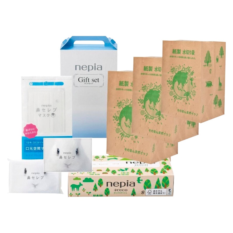 nepia ギフトセット2 /ティッシュペーパー ティッシュ・トイレットペーパー 日用消耗品 日用品・ヘルスケア ギフト プレゼント プチギフト 祝い お年賀 2026 バレンタイン プレゼント