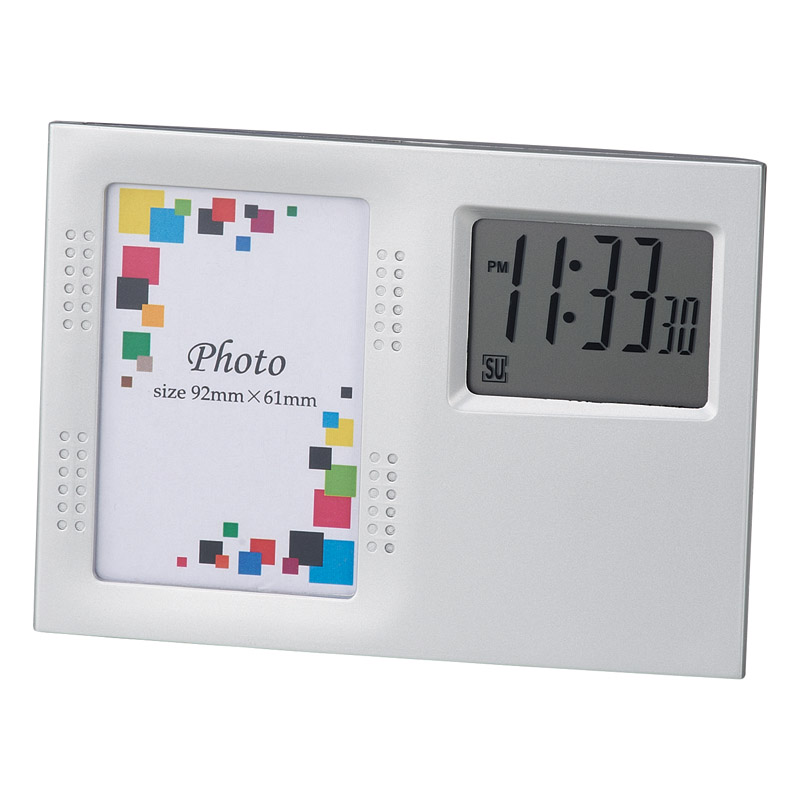 フォトクロック ポライト ／フォトフレーム 小物・置物 インテリア 住まい・家具 ギフト プレゼント プチギフト 祝い お年賀 御年賀 2026 送料無料 人気 年始挨拶 バレンタイン チョコ 以外 子供 友達