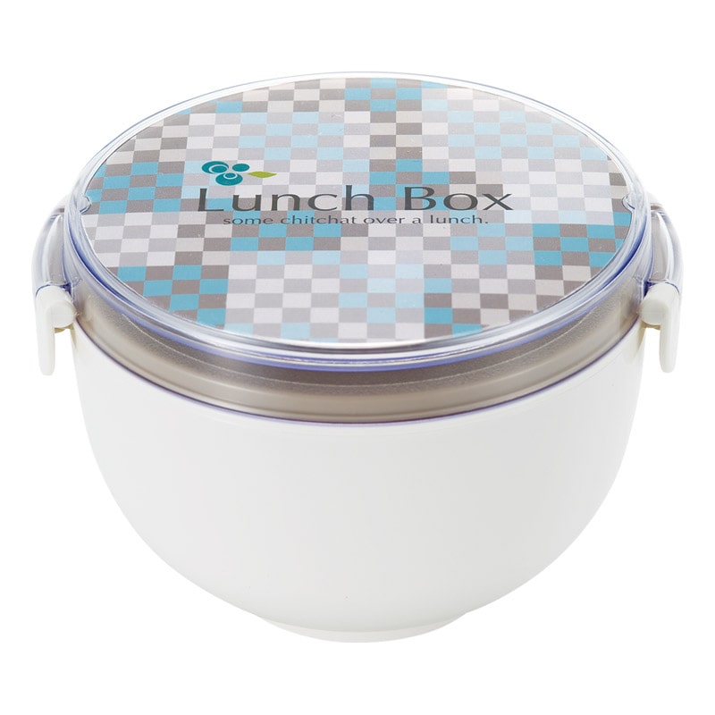 丼ランチボックス(箸付) アイボリー ／弁当箱 キッチン用品 ギフト プレゼント プチギフト 祝い お年賀 御年賀 2026 送料無料 人気 年始挨拶 バレンタイン チョコ 以外 子供 友達