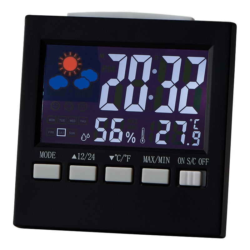 カラーウェザークロック ／置き時計 置き時計・掛け時計 インテリア 住まい・家具 ギフト プレゼント プチギフト 祝い お年賀 御年賀 2026 送料無料 人気 年始挨拶 バレンタイン チョコ 以外 子供 友達