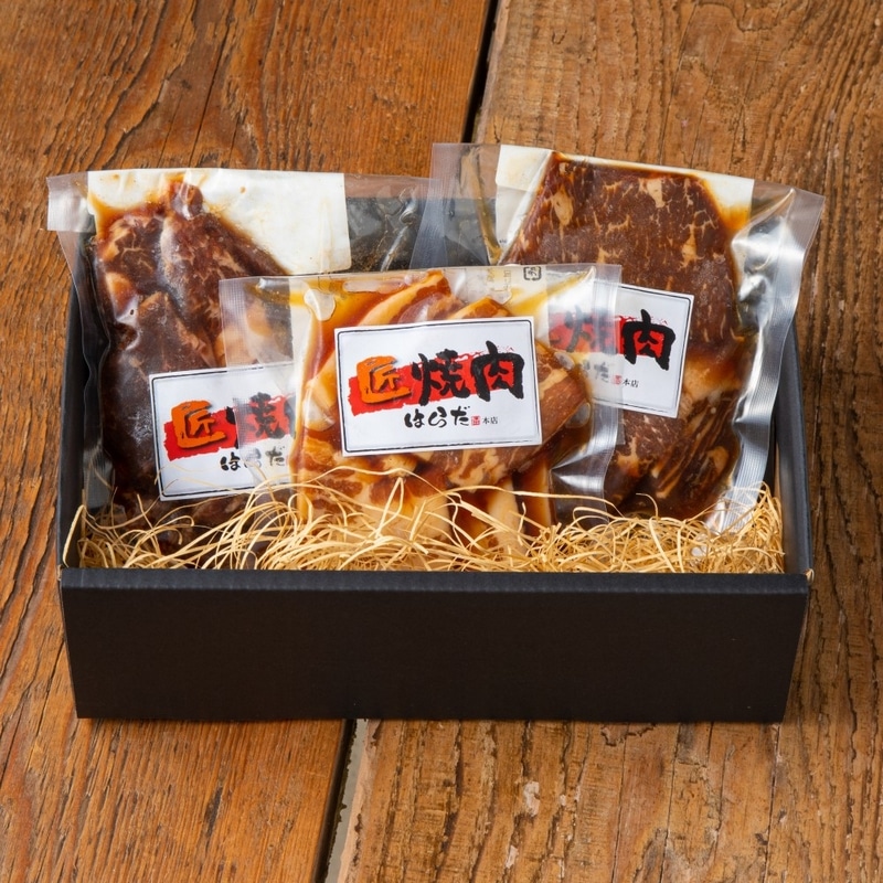 大阪「焼肉はらだ本店」たれ漬け焼肉食べ比べ