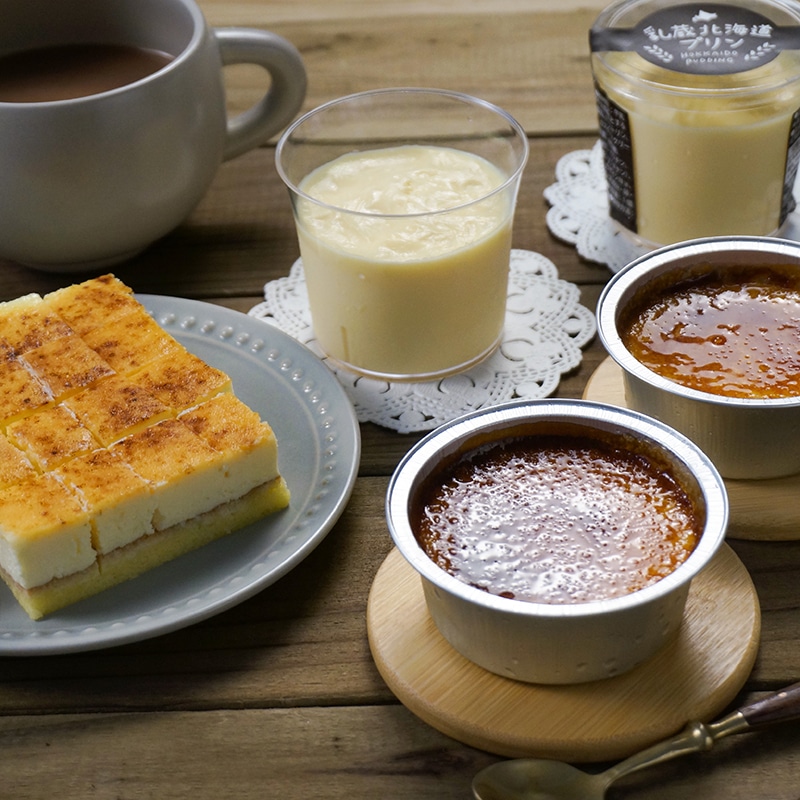 乳蔵 北海道よくばりプリンセット／プリン 洋菓子 スイーツ・お菓子 食品 送料無料 取り寄せ グルメ 産地直送 センター スイーツ バレンタイン チョコ 以外 子供 友達 ホワイトデー お返し 人気 カード