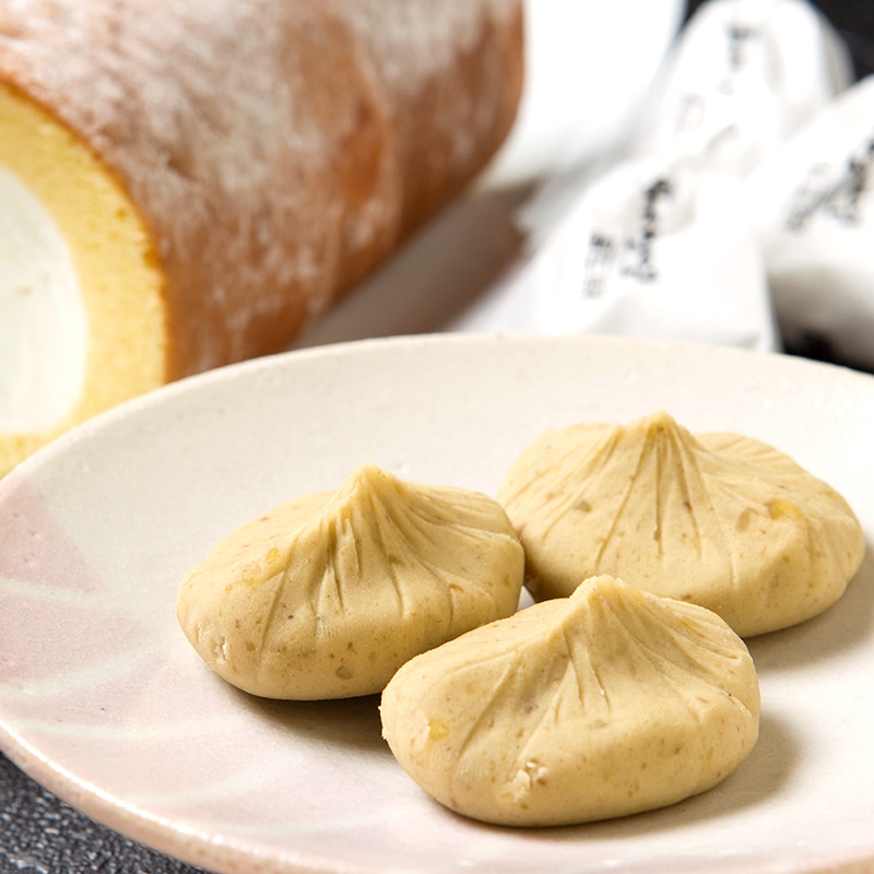 新杵堂 スーパースターロール&栗きんとん／和菓子 スイーツ・お菓子 食品 送料無料 取り寄せ グルメ 産地直送 センター スイーツ バレンタイン チョコ 以外 子供 友達 ホワイトデー お返し 人気 カード