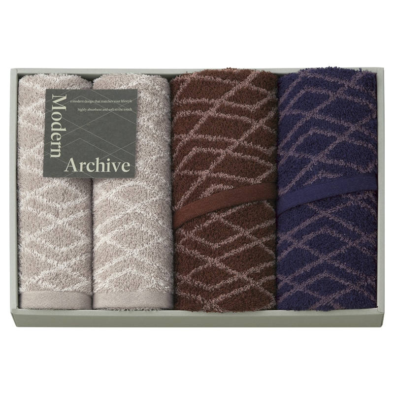 Modern Archive モダンアーカイブ タオルセット /プレゼント ギフト タオル 日用品・ヘルスケア お歳暮 お年賀 クリスマス ギフト