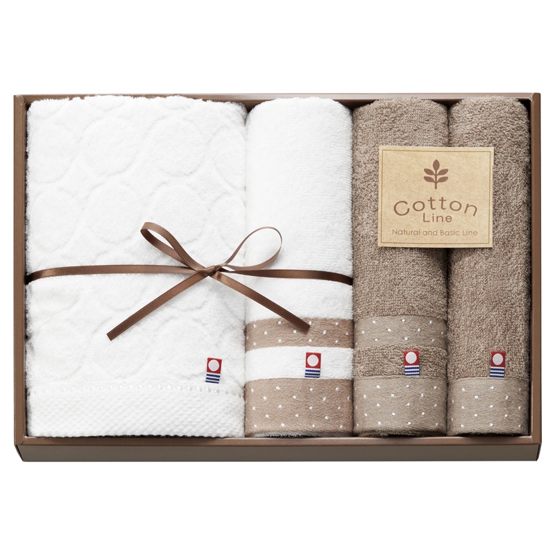 コットンライン タオルセット ／プレゼント ギフト タオル 日用品・ヘルスケア お歳暮 お年賀 クリスマス ギフト
