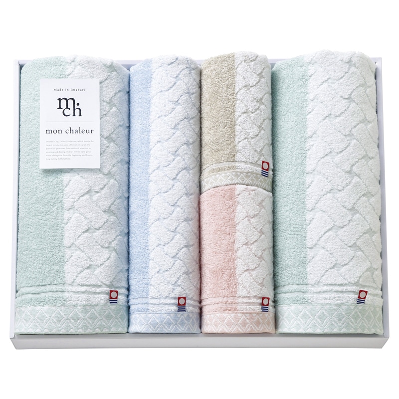 mon chaleur タオルセット /プレゼント ギフト タオル 日用品・ヘルスケア お歳暮 お年賀 クリスマス ギフト