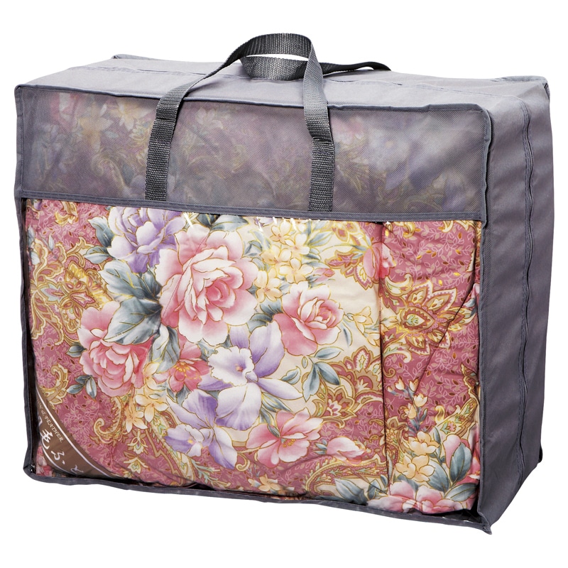 ダウン50%入り 日本製羽毛ふとん ピンク /プレゼント ギフト 掛け布団 寝具 住まい・家具 お歳暮 お年賀 クリスマス ギフト