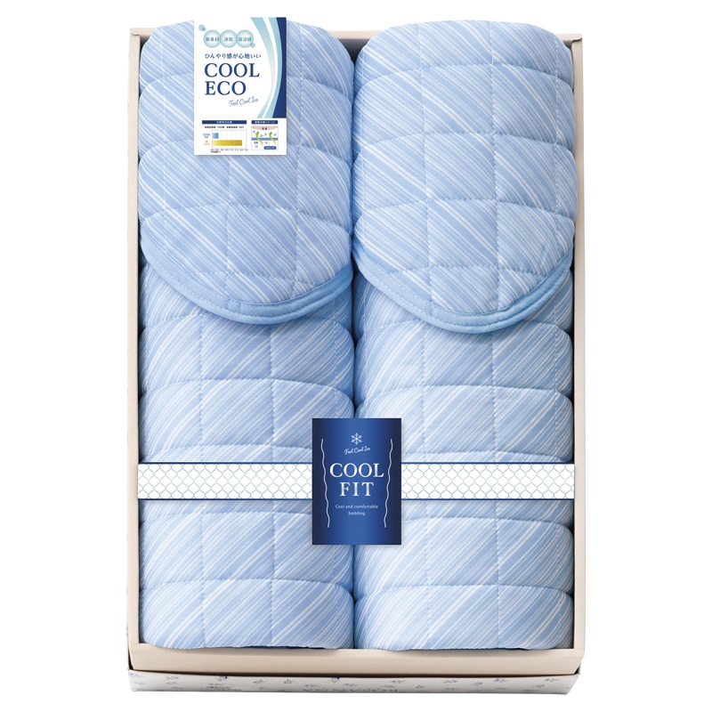 COOL FIT 冷感 敷パット2P /プレゼント ギフト ベッドパッド・敷きパッド 寝具 住まい・家具 お歳暮 お年賀 クリスマス ギフト