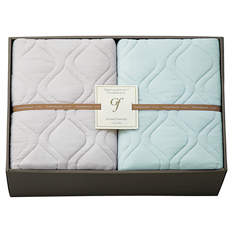グランフランセヌーベル クール接触冷感敷パット2P /プレゼント ギフト ベッドパッド・敷きパッド 寝具 住まい・家具 お歳暮 お年賀 クリスマス ギフト