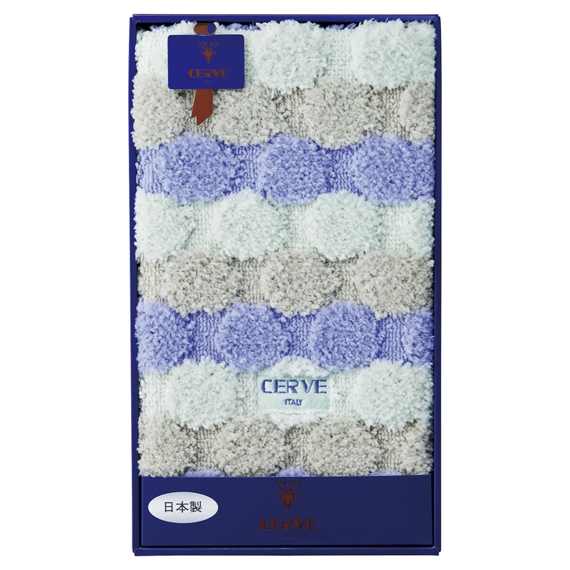 チェルベ 大判バスマット ブルー ／プレゼント ギフト バスマット バス用品 日用品・ヘルスケア お歳暮 お年賀 クリスマス ギフト