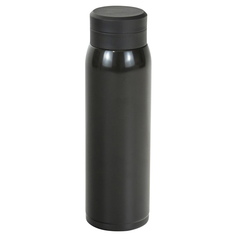 モテコ スクリュー栓マグボトル500ml ブラック /プレゼント ギフト 水筒 キッチン用品 お歳暮 お年賀 クリスマス ギフト