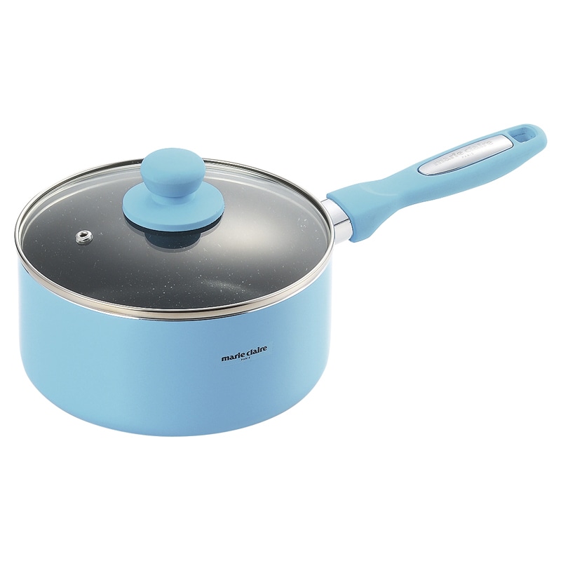 マリ・クレール カラーズ アルミ片手鍋18cm ／プレゼント ギフト 片手鍋 鍋 調理器具 キッチン用品 お歳暮 お年賀 クリスマス ギフト