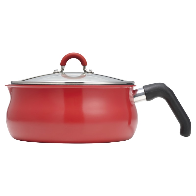 ToMay IH対応マルチパンL レッド ／プレゼント ギフト 鍋 調理器具 キッチン用品 お歳暮 お年賀 クリスマス ギフト