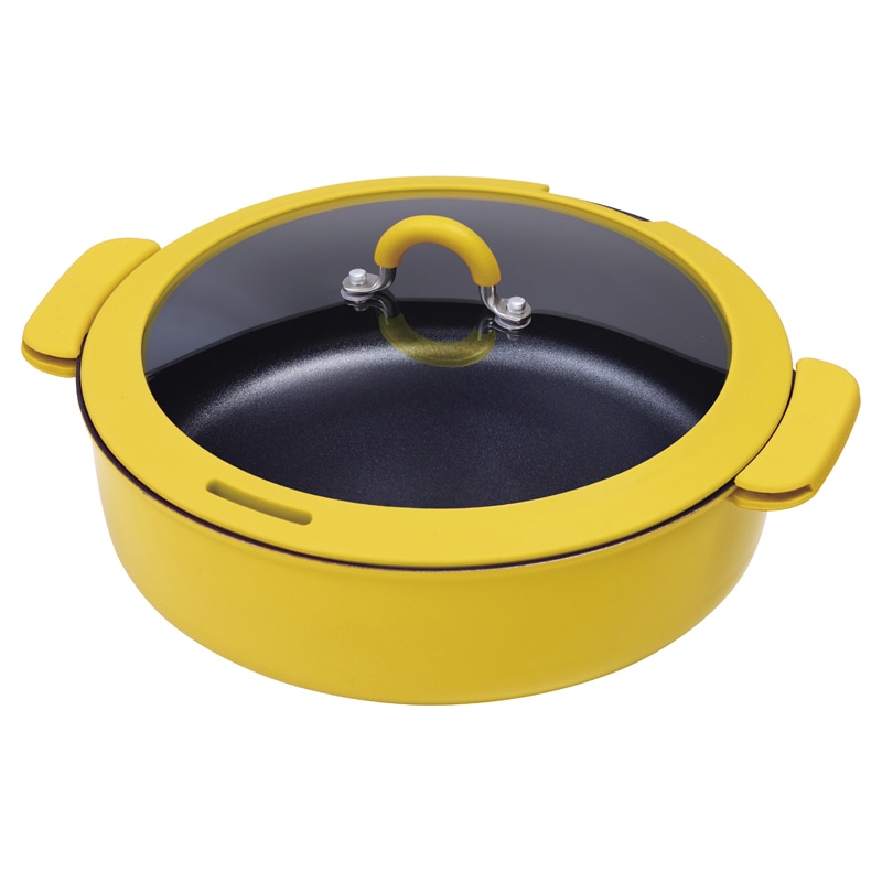 ToMay IH対応2WAYマルチパン24cm イエロー ／プレゼント ギフト 鍋 調理器具 キッチン用品 お歳暮 お年賀 クリスマス ギフト